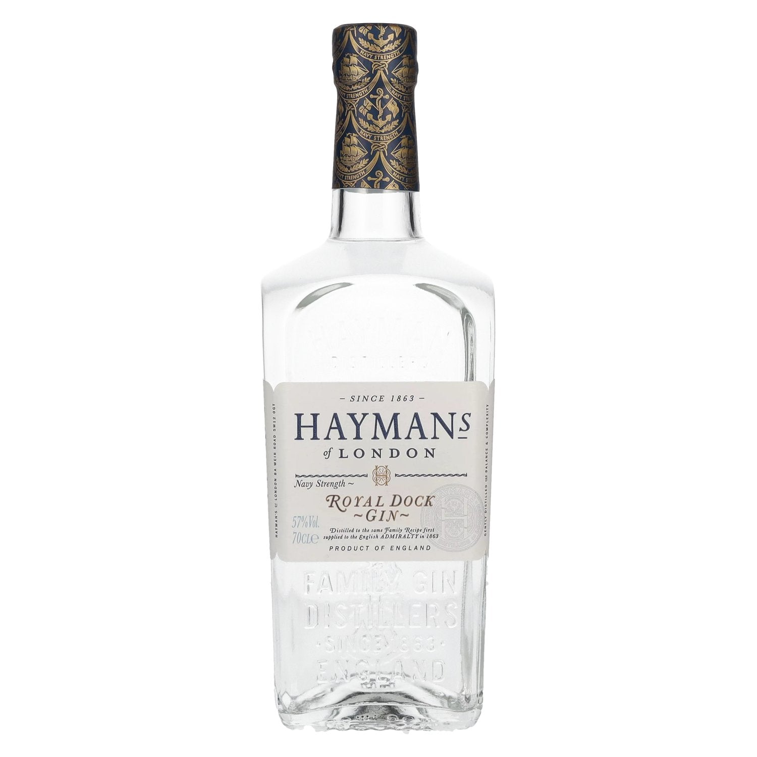 Hayman's Royal Dock Gin Navy Strength 57% Vol. 0,7l