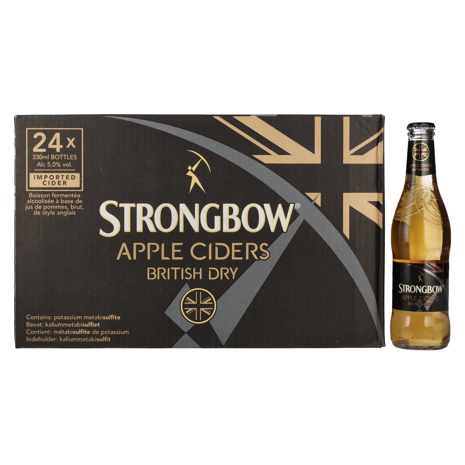 Strongbow Apple Ciders British Dry 5% Vol. 24x0,33l