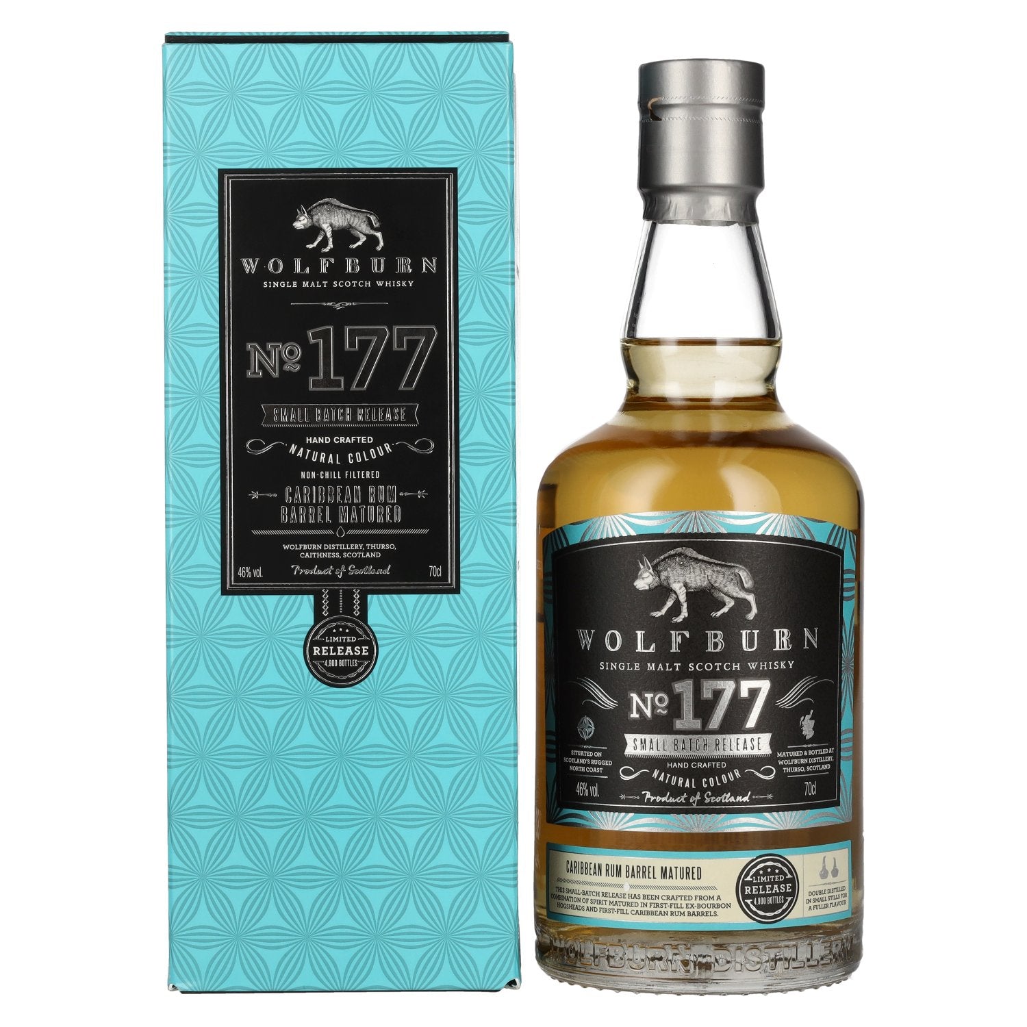 Wolfburn N177 Single Malt Scotch Whisky Small Batch Release 46% Vol. 0,7l in Giftbox