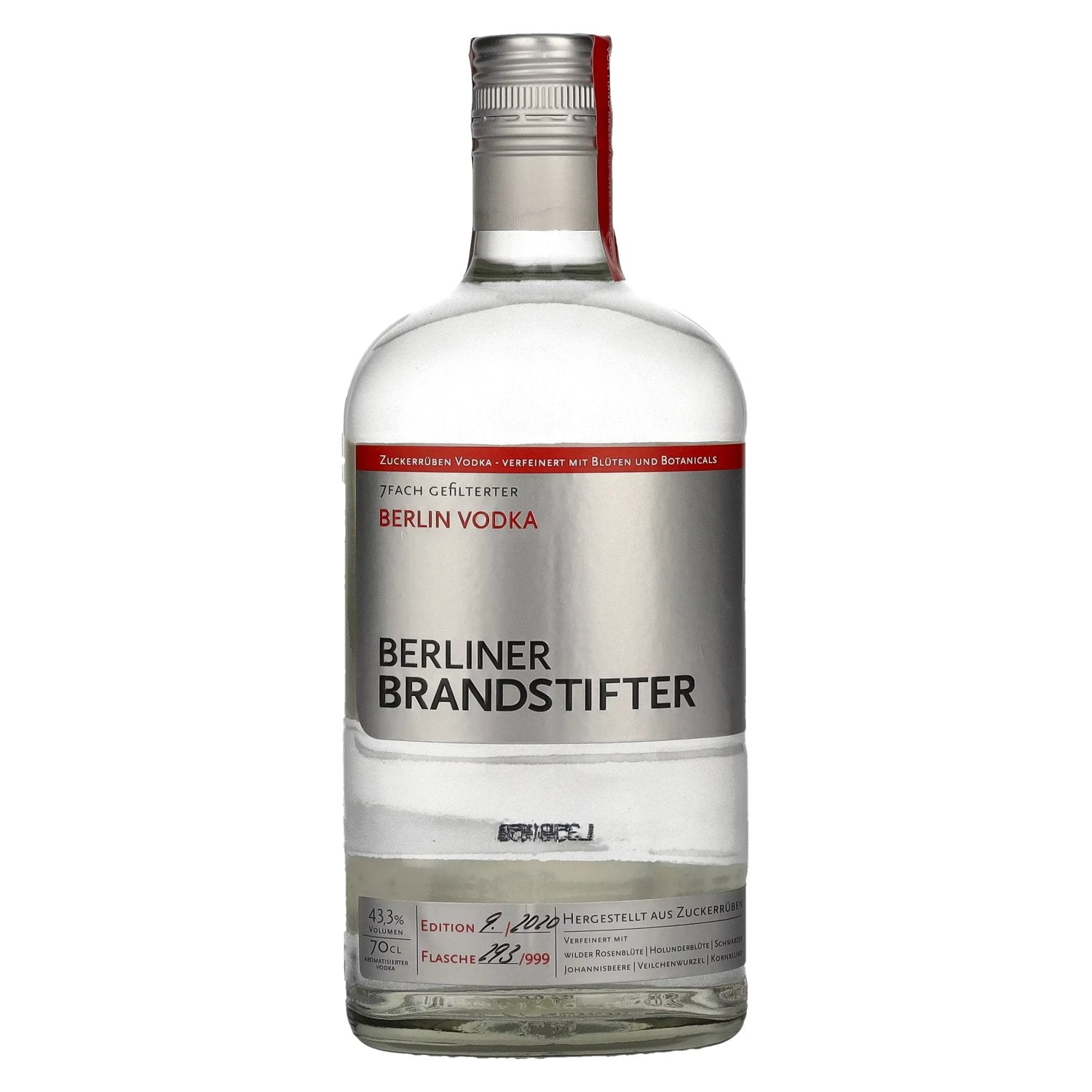 Berliner Brandstifter Berlin Vodka 43,3% Vol. 0,7l