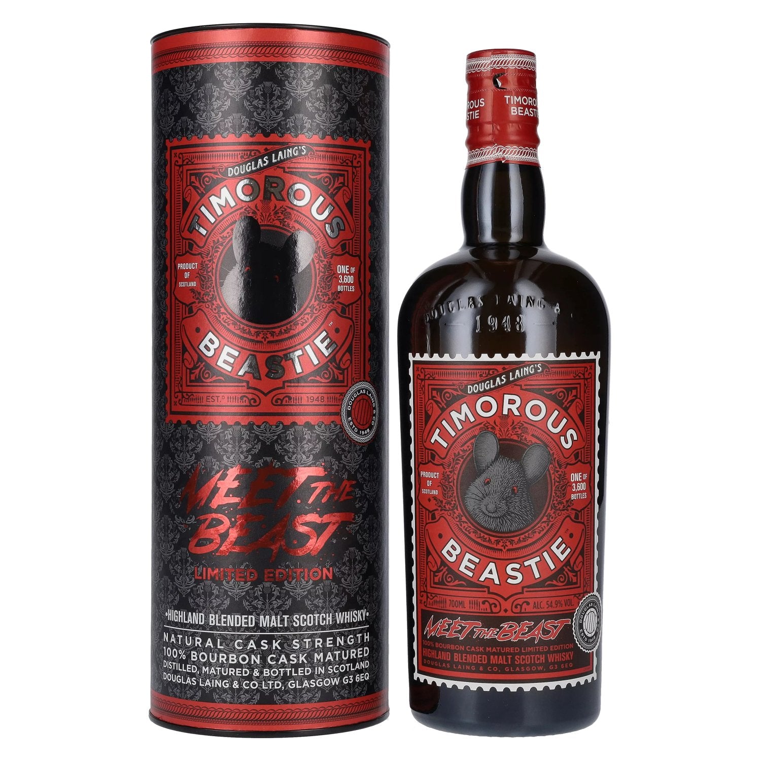 Douglas Laing TIMOROUS BEASTIE Meet the Beast Limited Edition 54,9% Vol. 0,7l in Giftbox