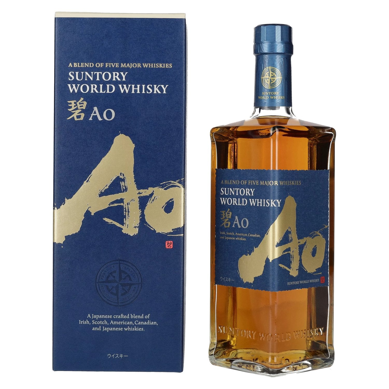 Suntory AO World Blend Whisky 43% Vol. 0,7l in Giftbox