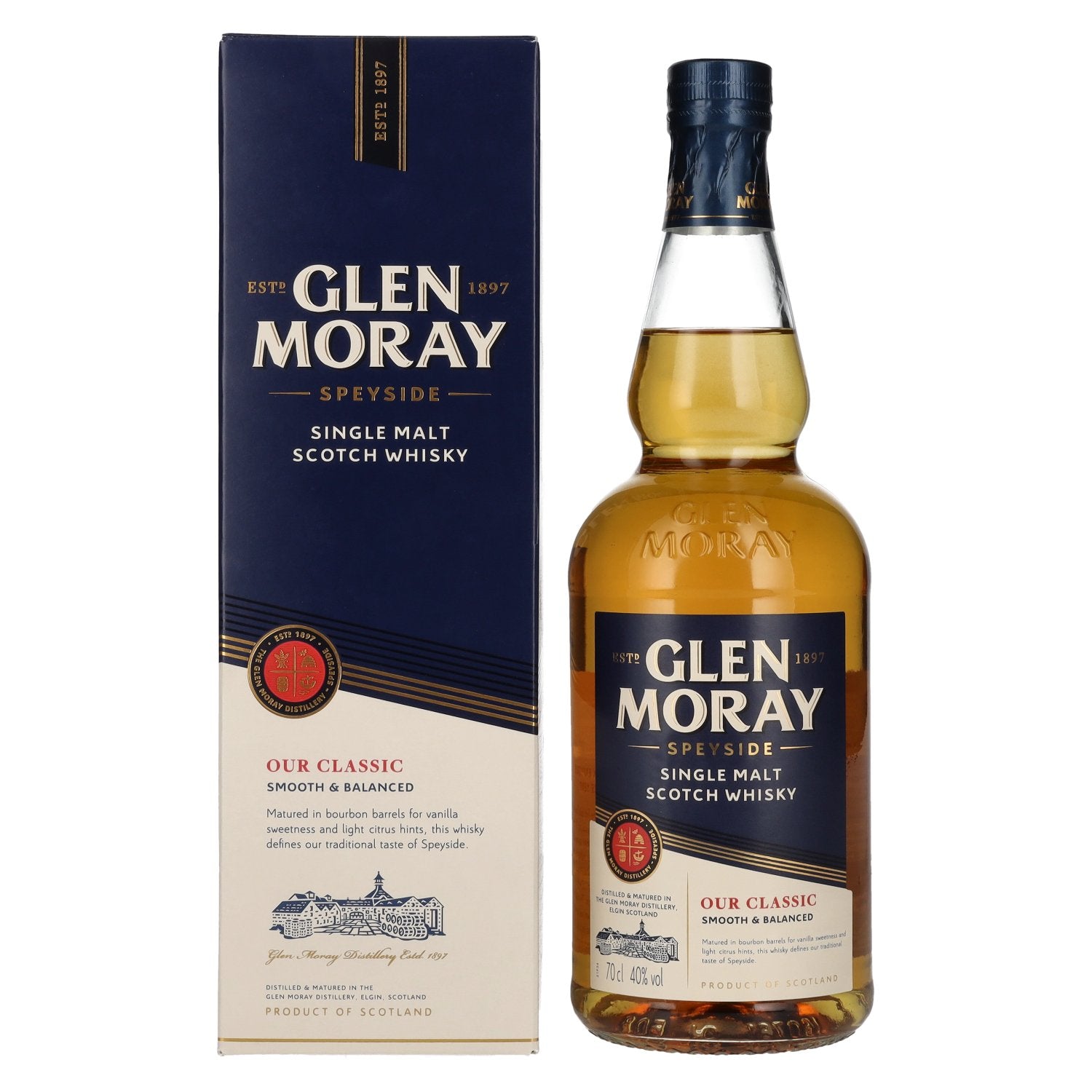 Glen Moray Our Classic 40% Vol. 0,7l in Giftbox