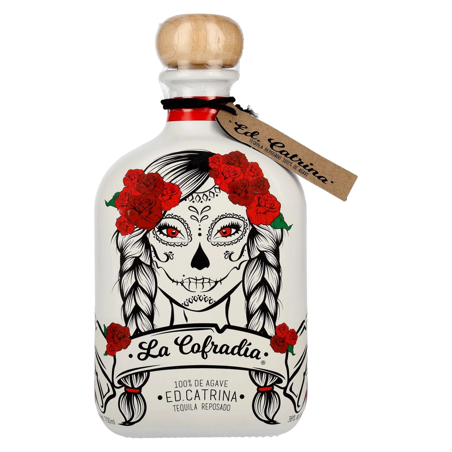 La Cofradia ED. CATRINA Tequila Reposado 100% de Agave 38% Vol. 0,7l