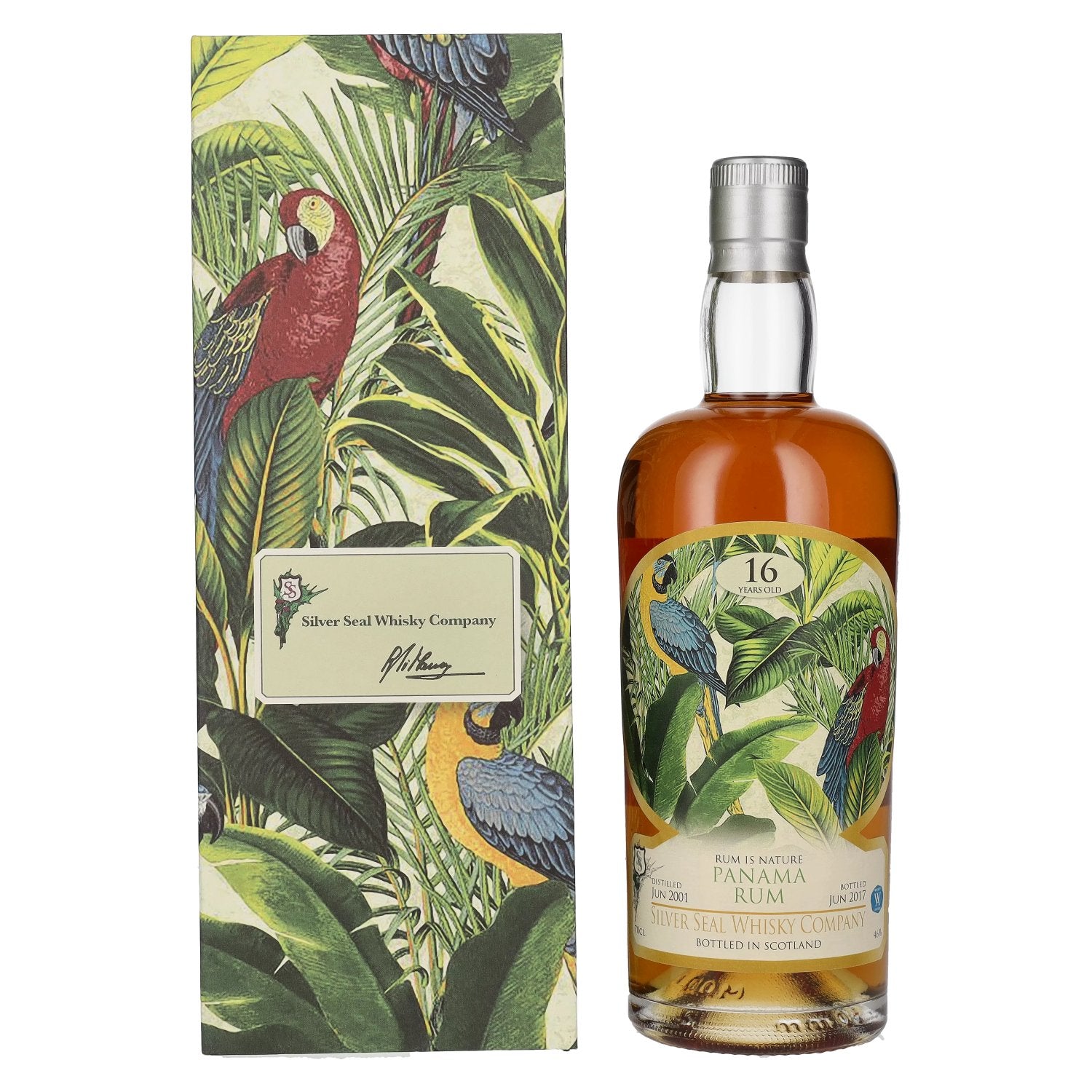 Silver Seal PANAMA Rum 16 Years Old 46% Vol. 0,7l in Giftbox