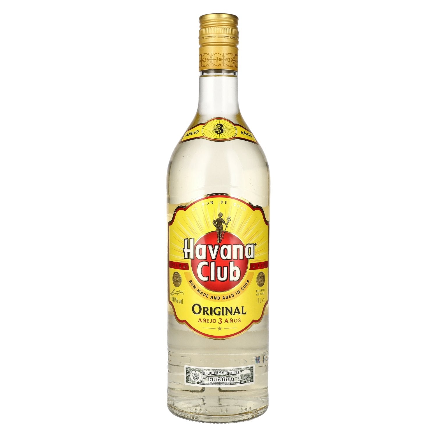 Havana Club Anejo 3 Anos Rum 40% Vol. 1l