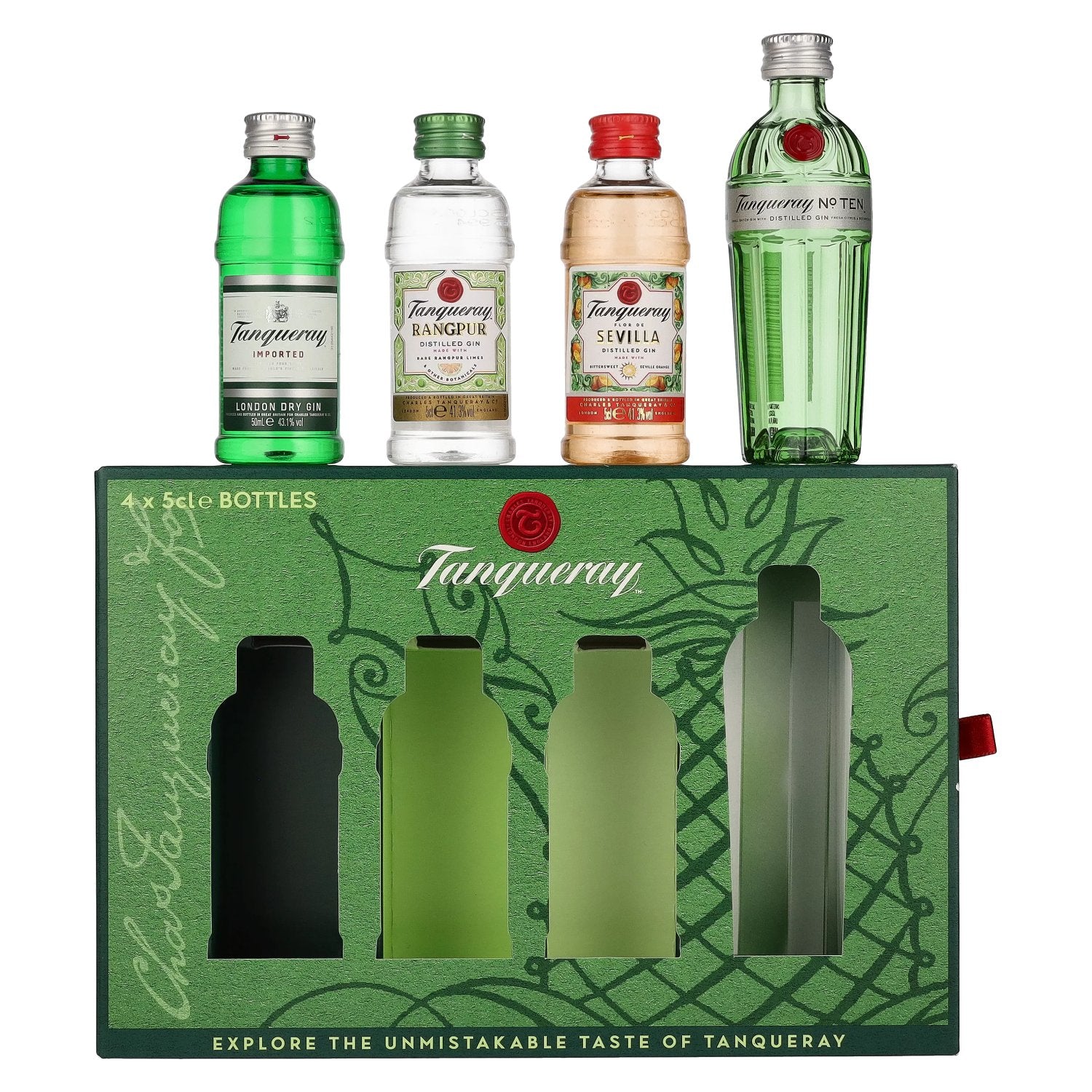 Tanqueray Gin Miniaturen Set 43,3% Vol. 4x0,05l in Giftbox