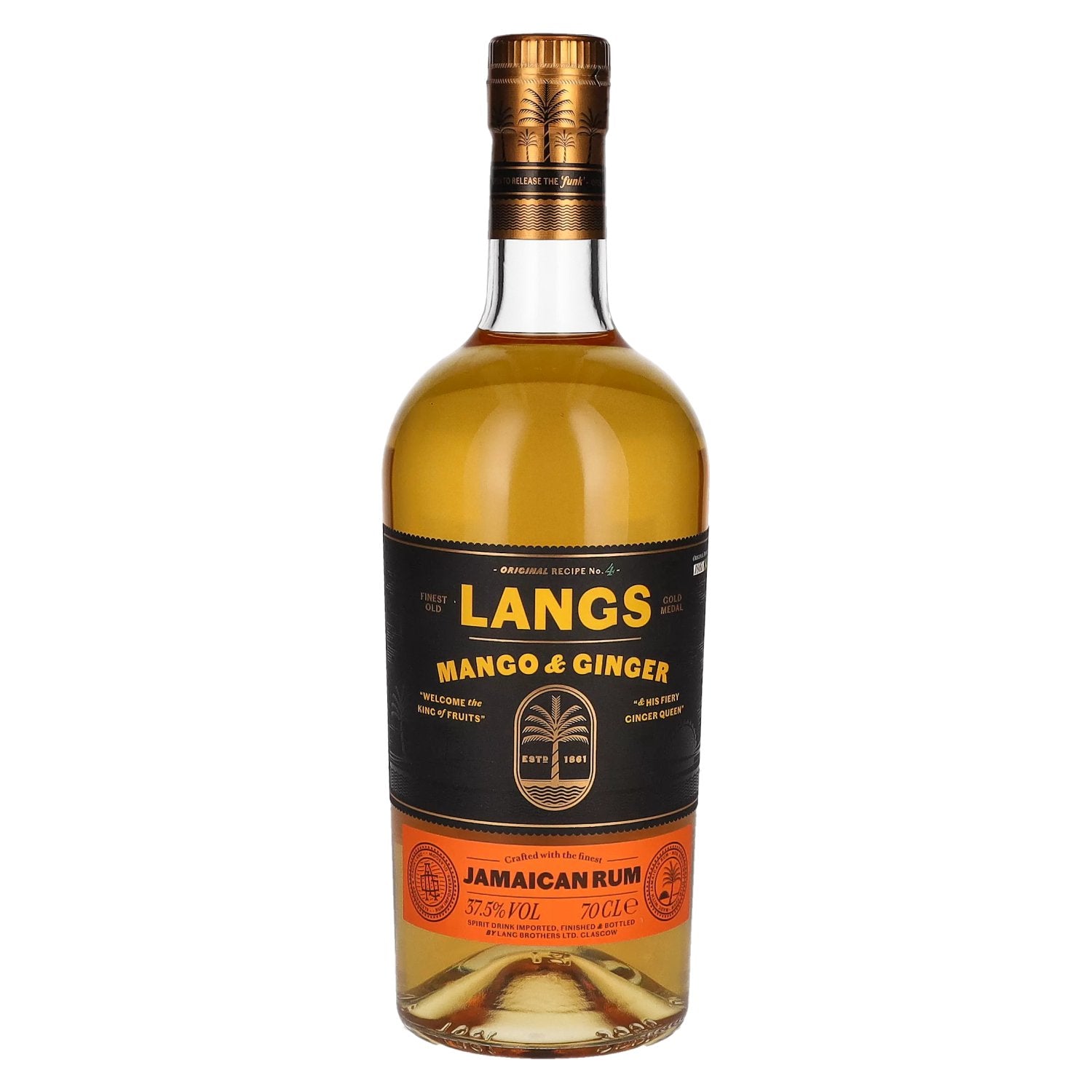 Langs Mango & Ginger Jamaican Spirit Drink 37,5% Vol. 0,7l