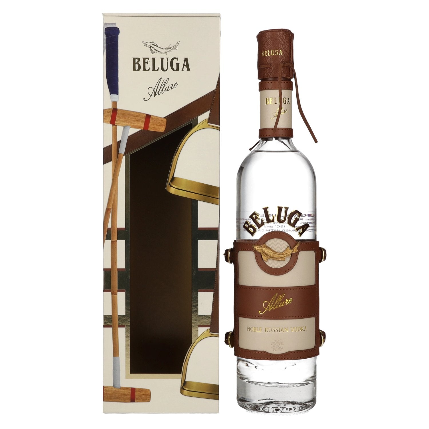 Beluga Allure Noble Russian Vodka 40% Vol. 0,7l in Giftbox Limited Edition Equestrian Polo