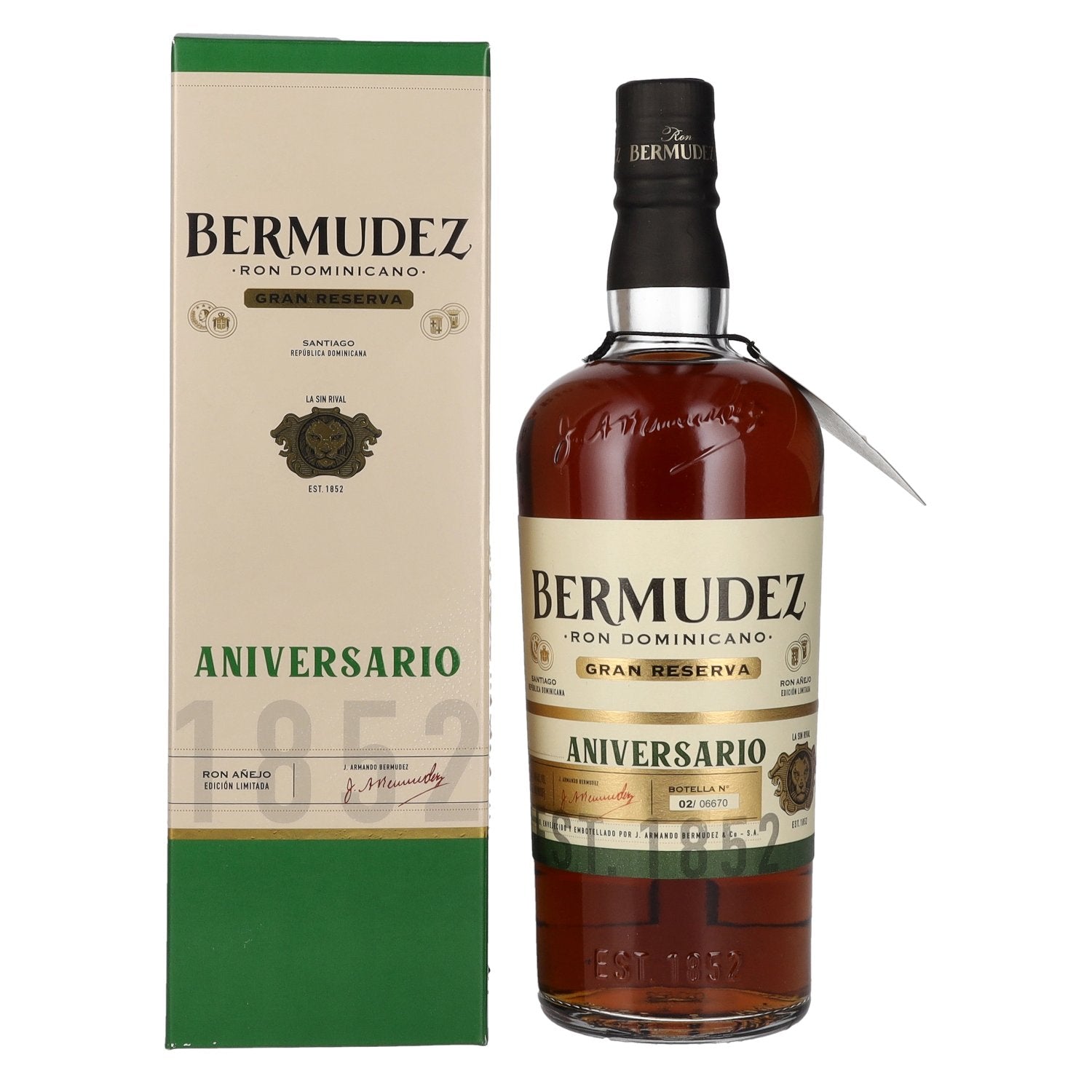 Bermudez Ron Anejo ANIVERSARIO 40% Vol. 0,7l in Giftbox