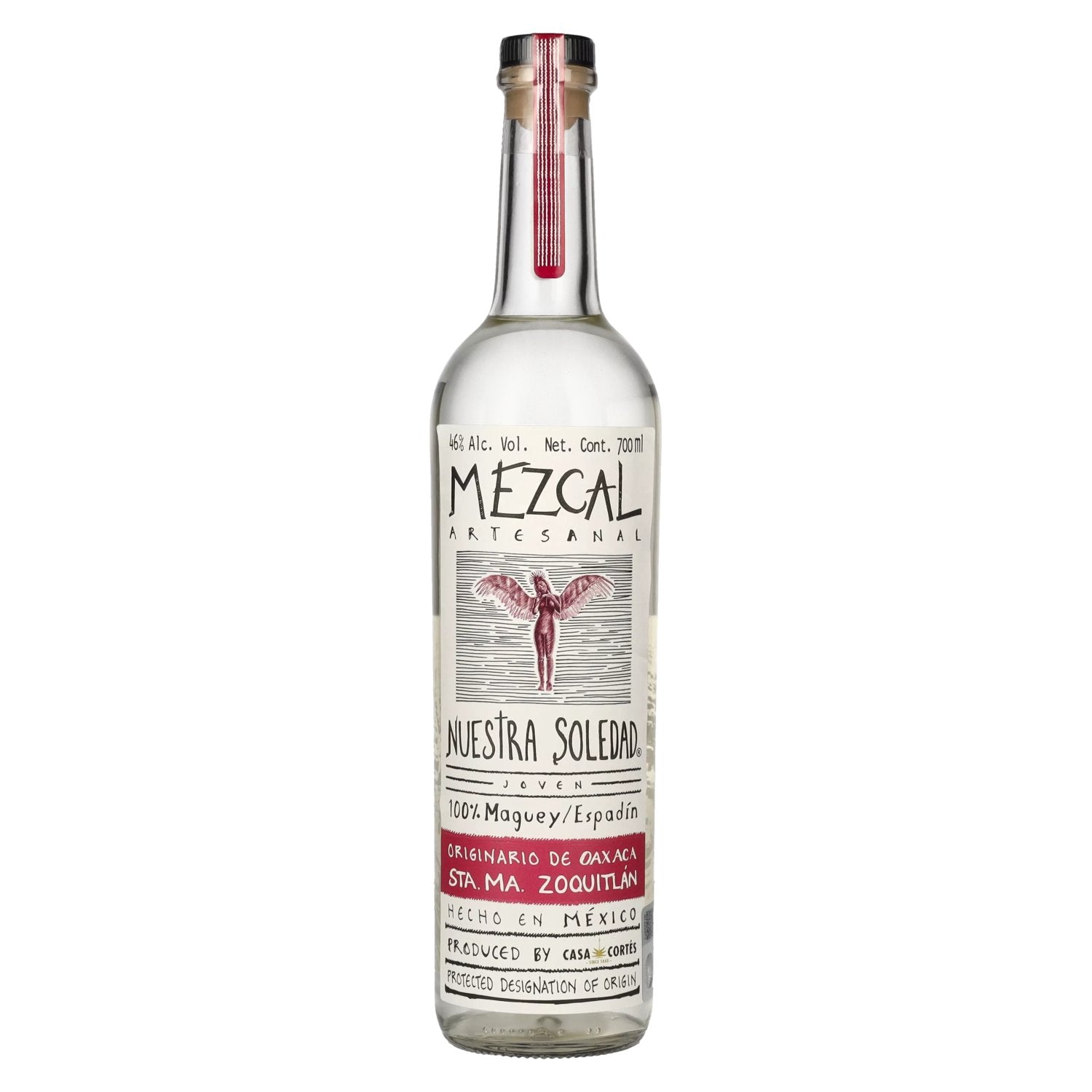 Nuestra Soledad Mezcal Joven STA. MA. ZOQUITLAN 46% Vol. 0,7l