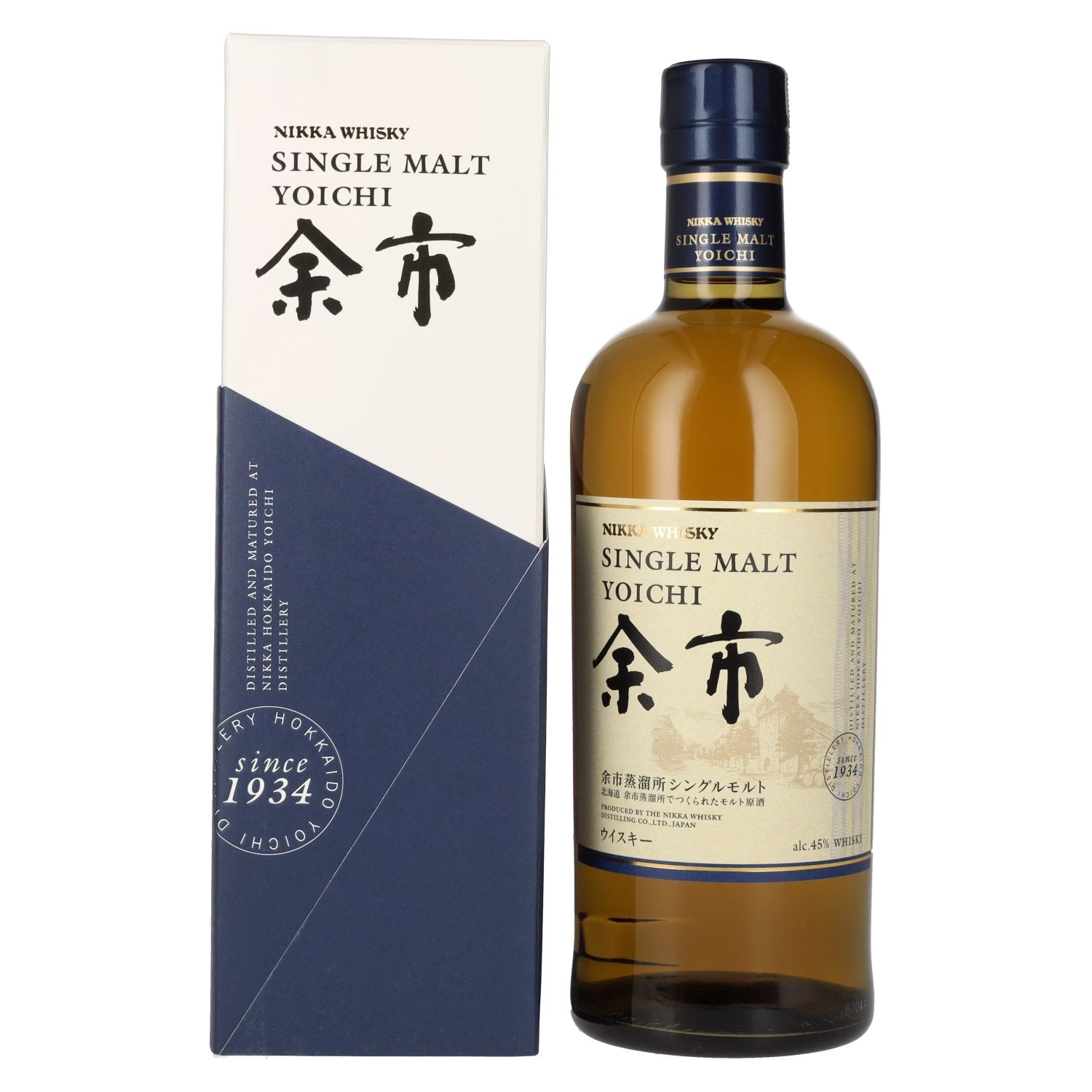 Nikka Yoichi Single Malt Whisky 45% Vol. 0,7l in Giftbox