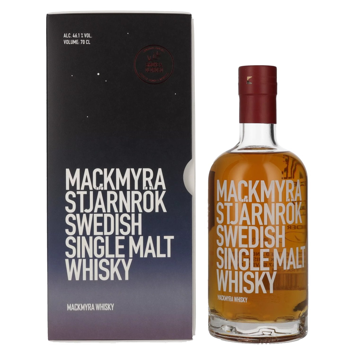 Mackmyra STJAeRNROEK Swedish Single Malt Whisky 46,1% Vol. 0,7l in Giftbox