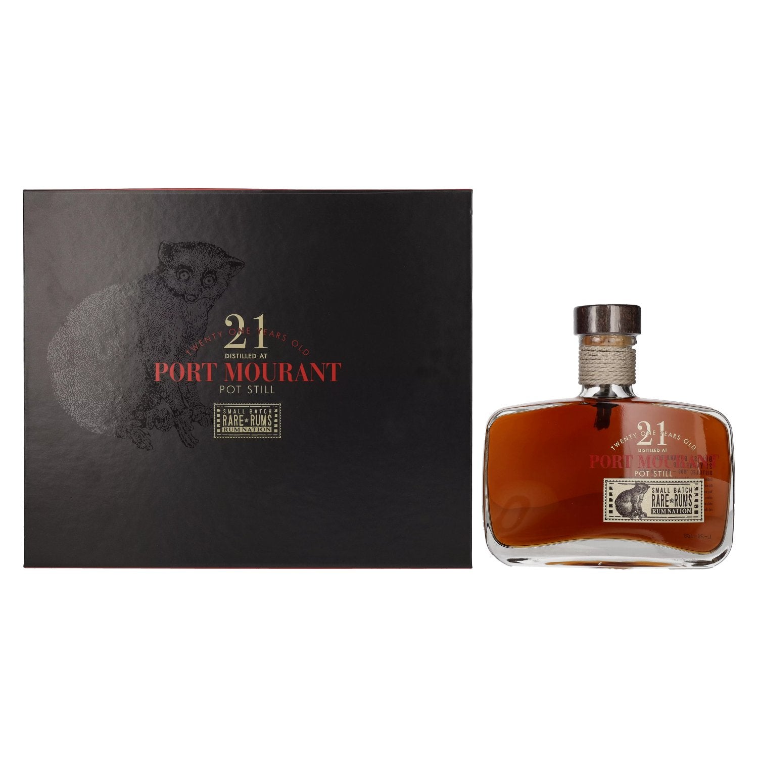 Rum Nation Rare Rums PORT MOURANT 21 Years Old 1999/2020 58% Vol. 0,5l in Giftbox