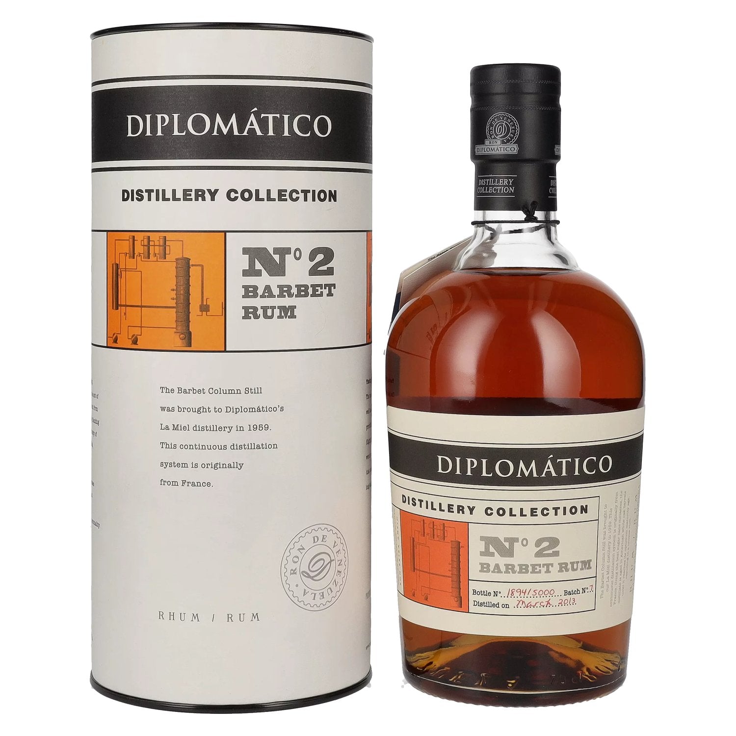 Diplomatico Distillery Collection N2 BARBET Rum 47% Vol. 0,7l in Giftbox