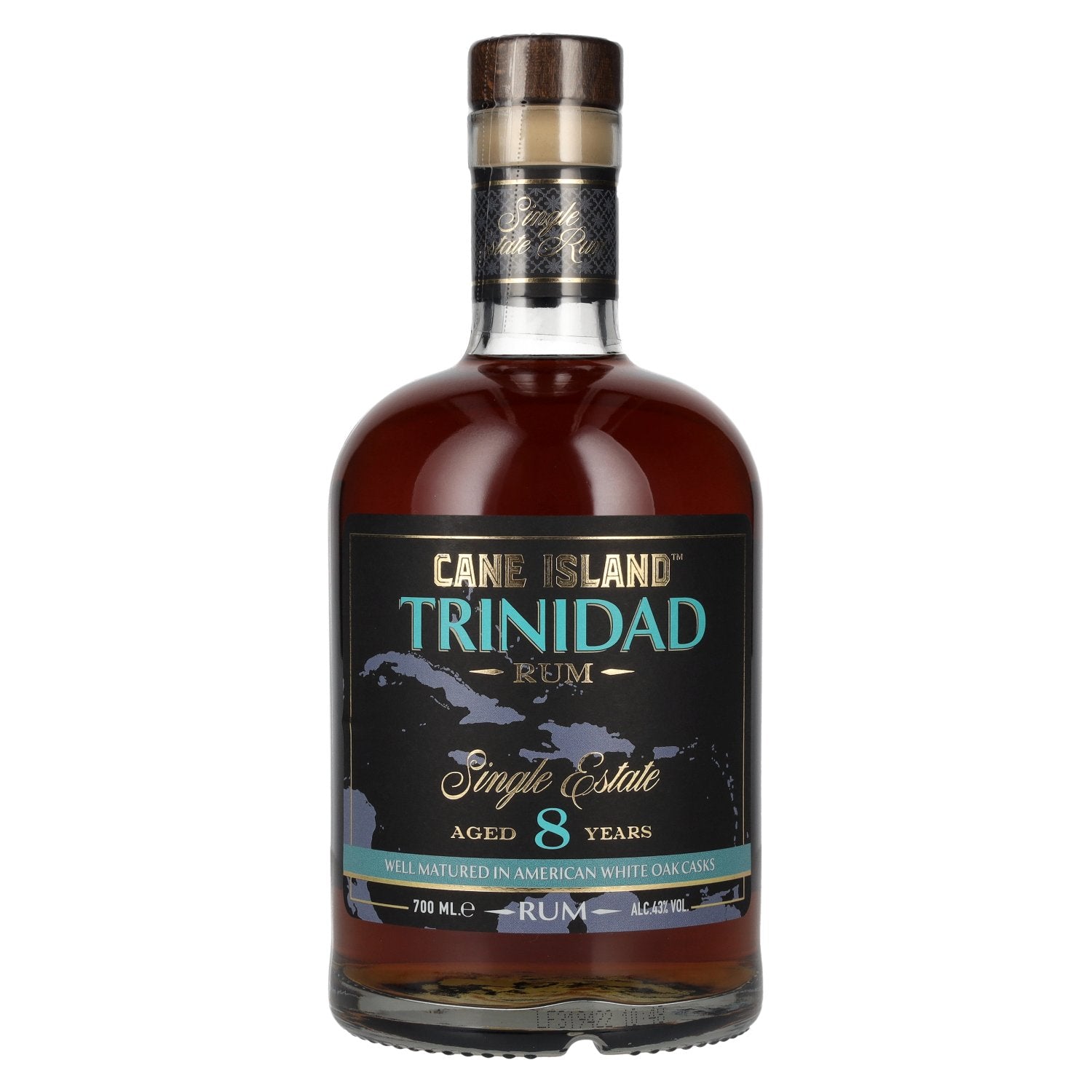 Cane Island TRINIDAD 8 Years Old Single Estate Rum 43% Vol. 0,7l