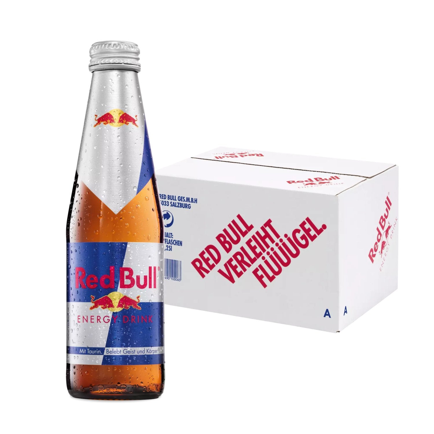 Red Bull Energy Drink Gastroflaschen 24x0,25l