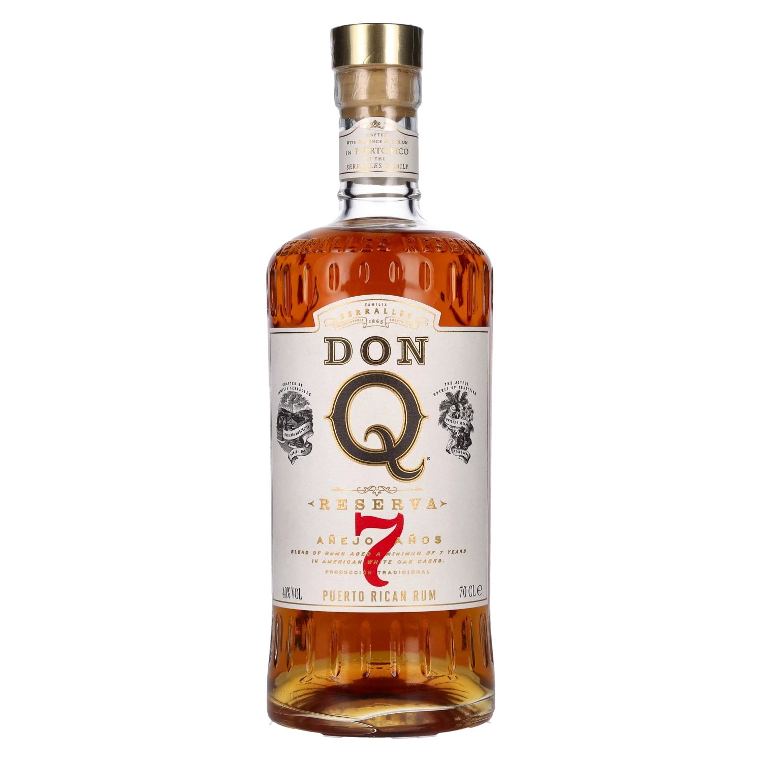 Don Q RESERVA Anejo 7 Anos Puerto Rican Rum 40% Vol. 0,7l