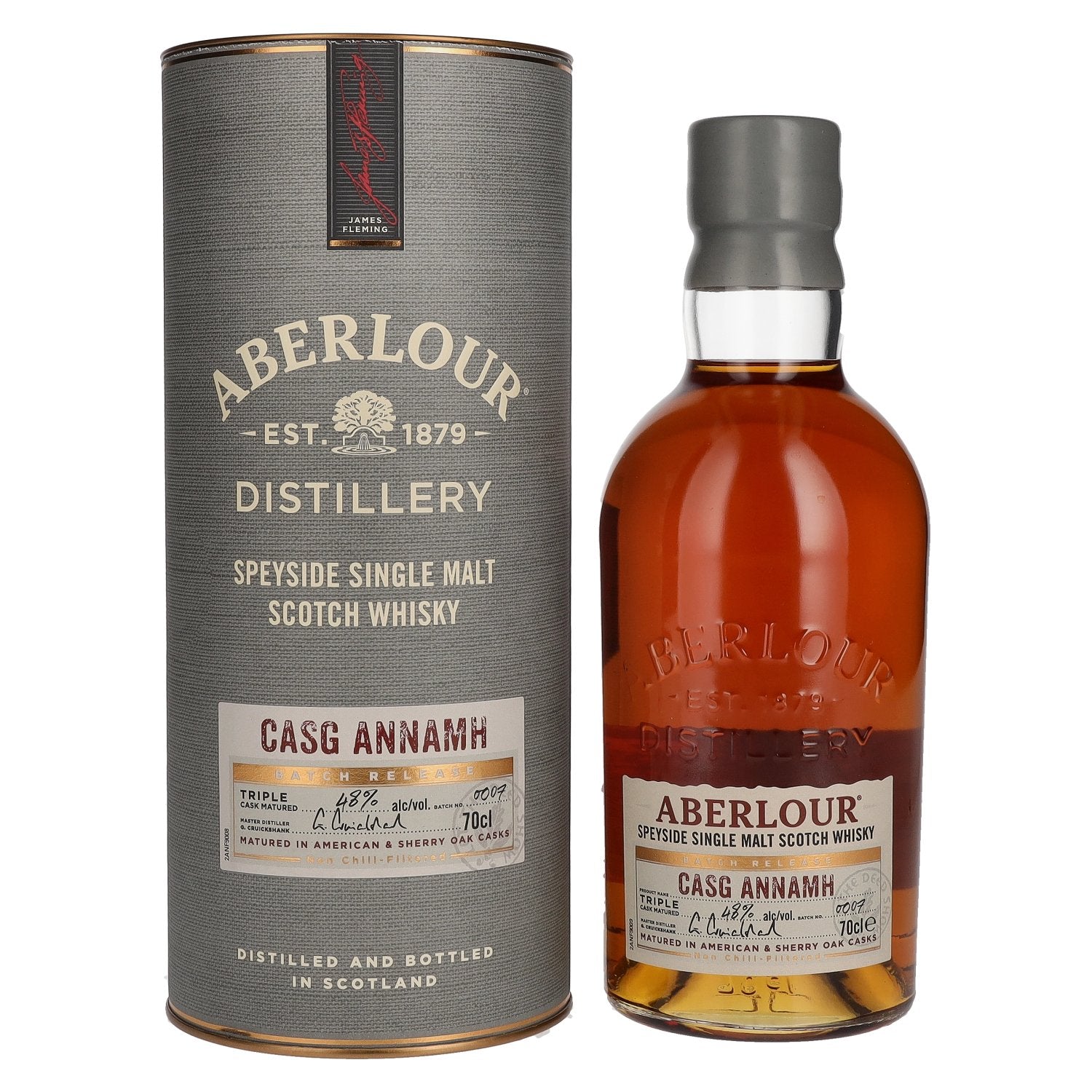 Aberlour CASG ANNAMH Batch Release 0007 48% Vol. 0,7l in Giftbox