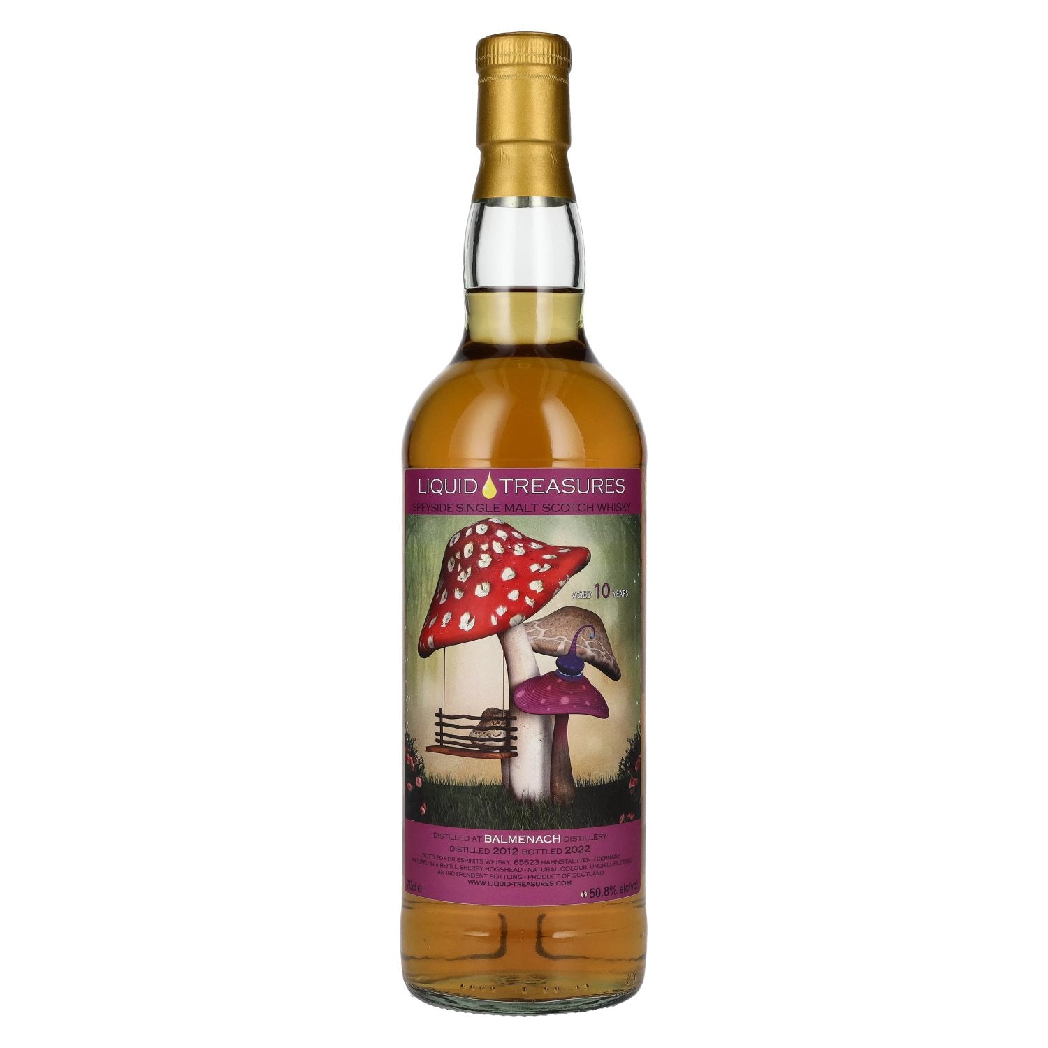 Liquid Treasures BALMENACH 10 Years Old Wonderland Speyside Single Malt 2012 50,8% Vol. 0,7l