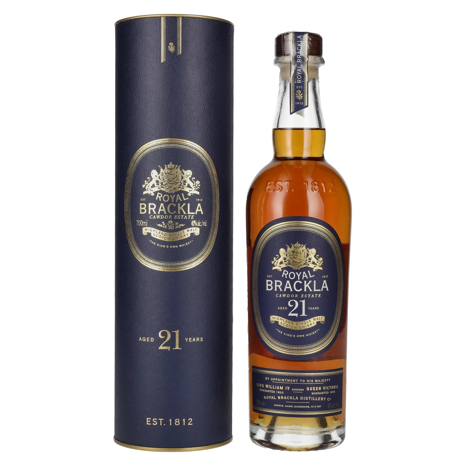 Royal Brackla 21 Years Old Highland Single Malt 40% Vol. 0,7l in Giftbox