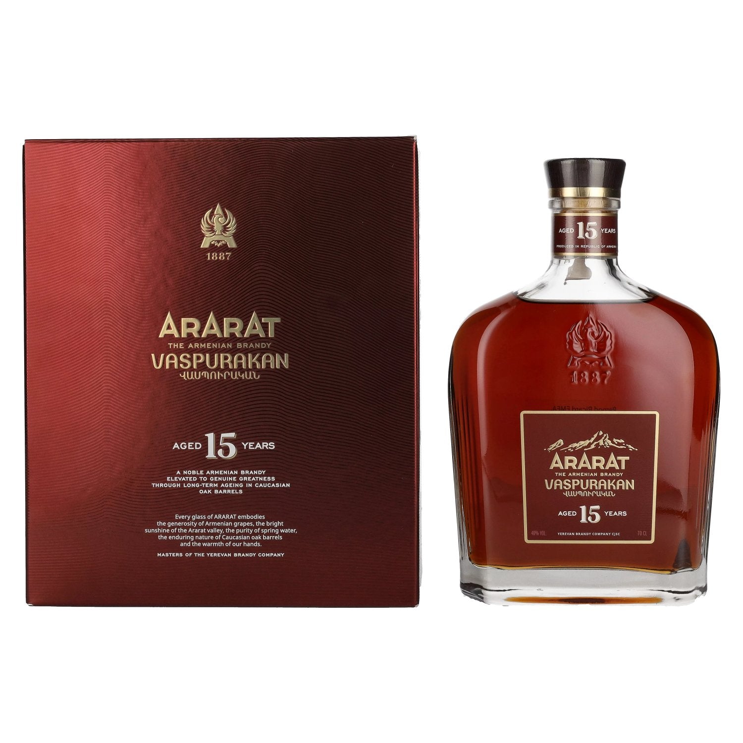 Ararat Vaspurakan 15 Years Old 40% Vol. 0,7l in Giftbox