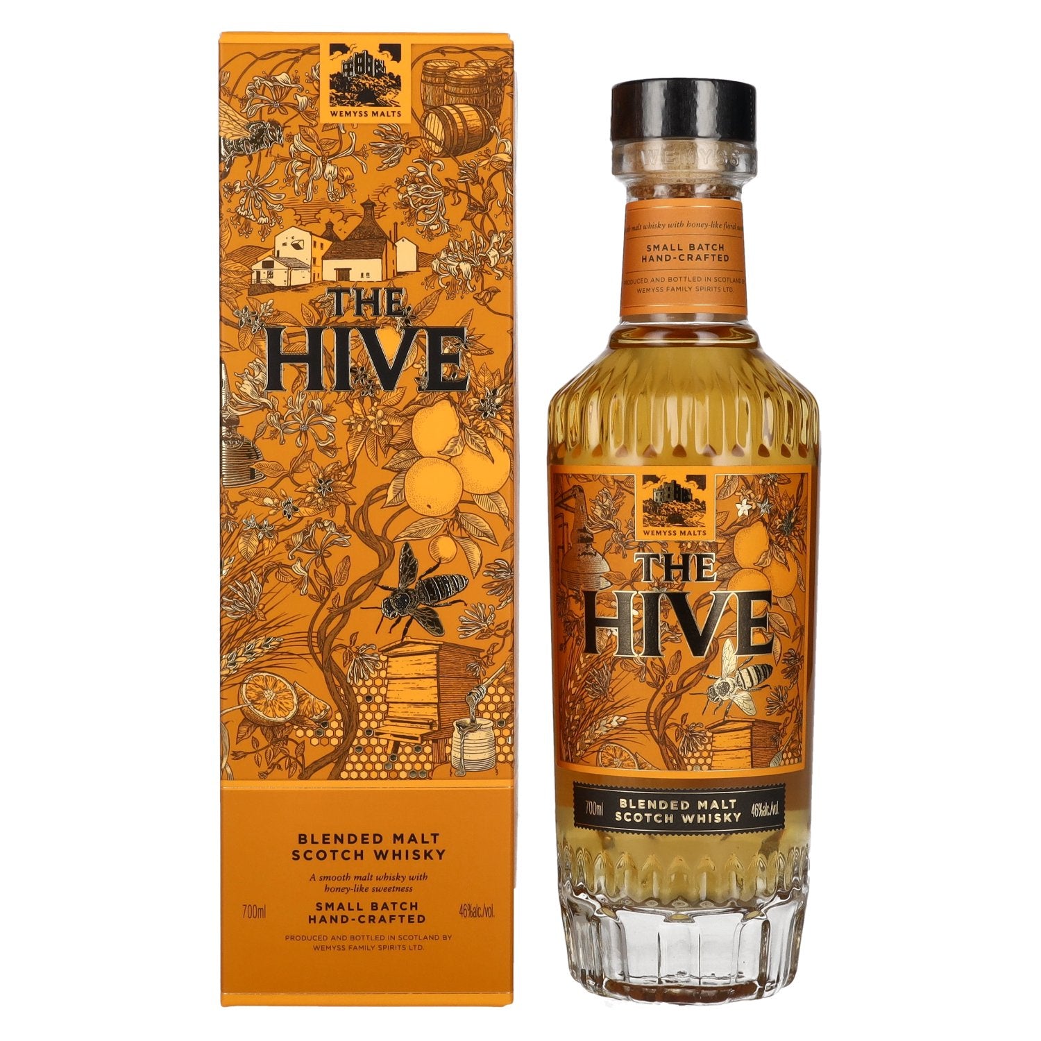 Wemyss Malts THE HIVE Blended Malt Scotch Whisky 2020 46% Vol. 0,7l in Giftbox