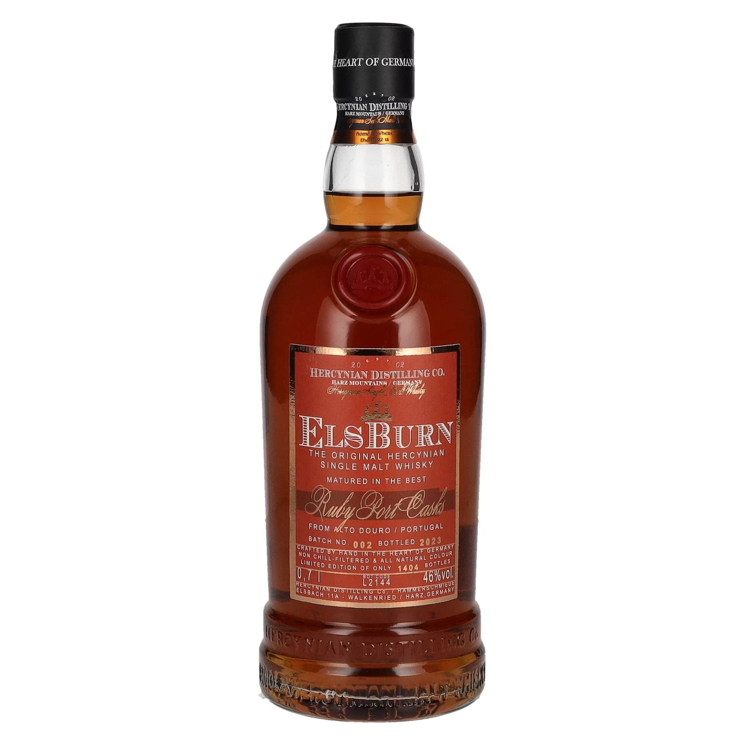 Elsburn RUBY PORT Casks Single Malt Whisky Batch No. 002 46% Vol. 0,7l