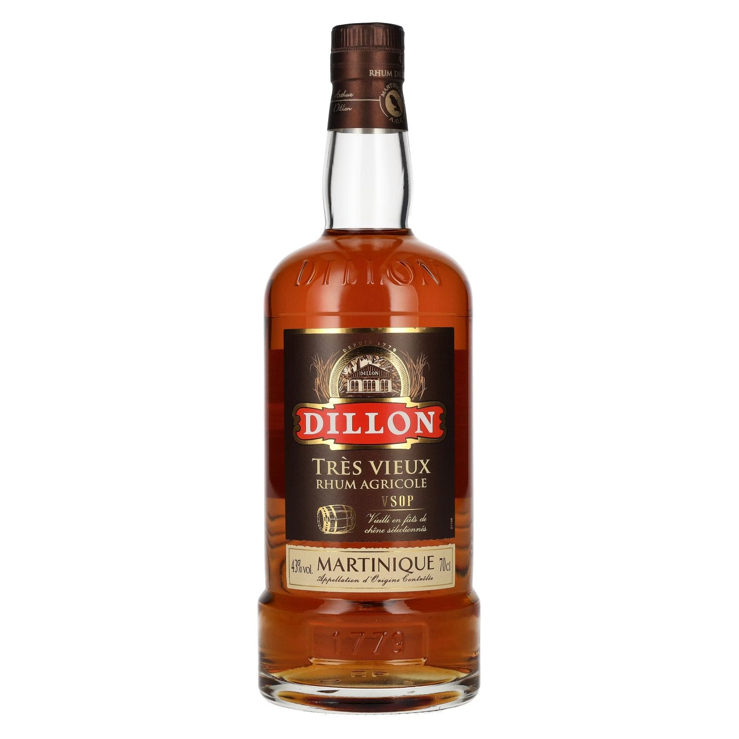 Dillon V.S.O.P. Tres Vieux Rhum Agricole 43% Vol. 0,7l