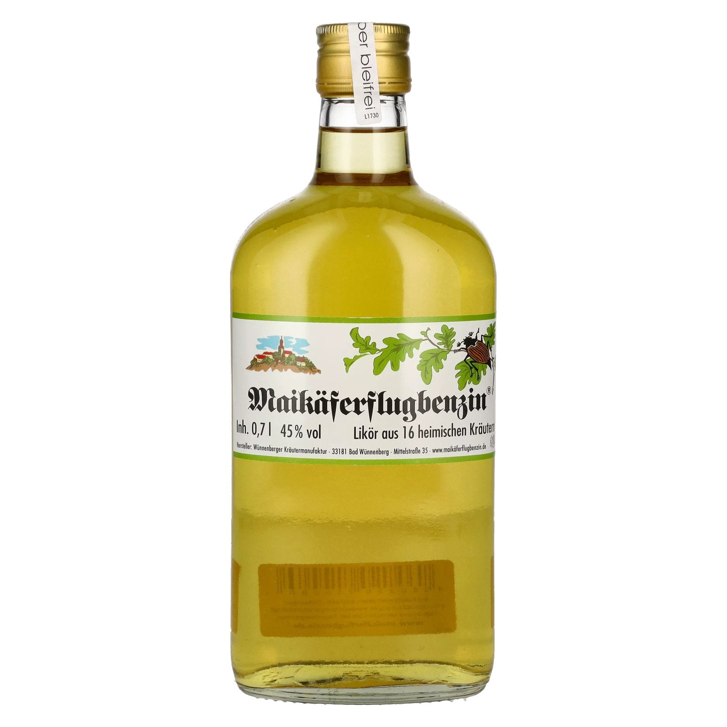 Maikaeferflugbenzin Likoer 45% Vol. 0,7l