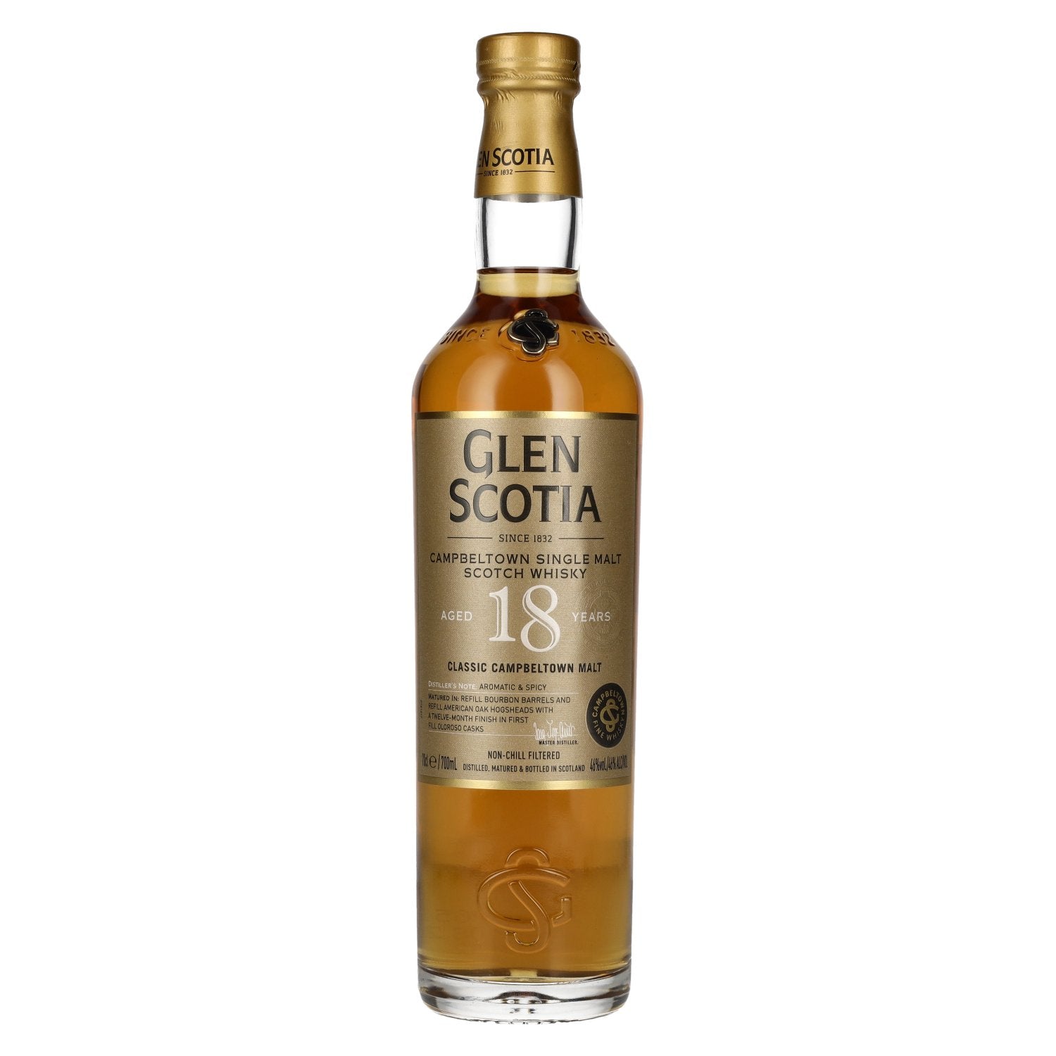 Glen Scotia 18 Years Old Single Malt Scotch Whisky 46% Vol. 0,7l