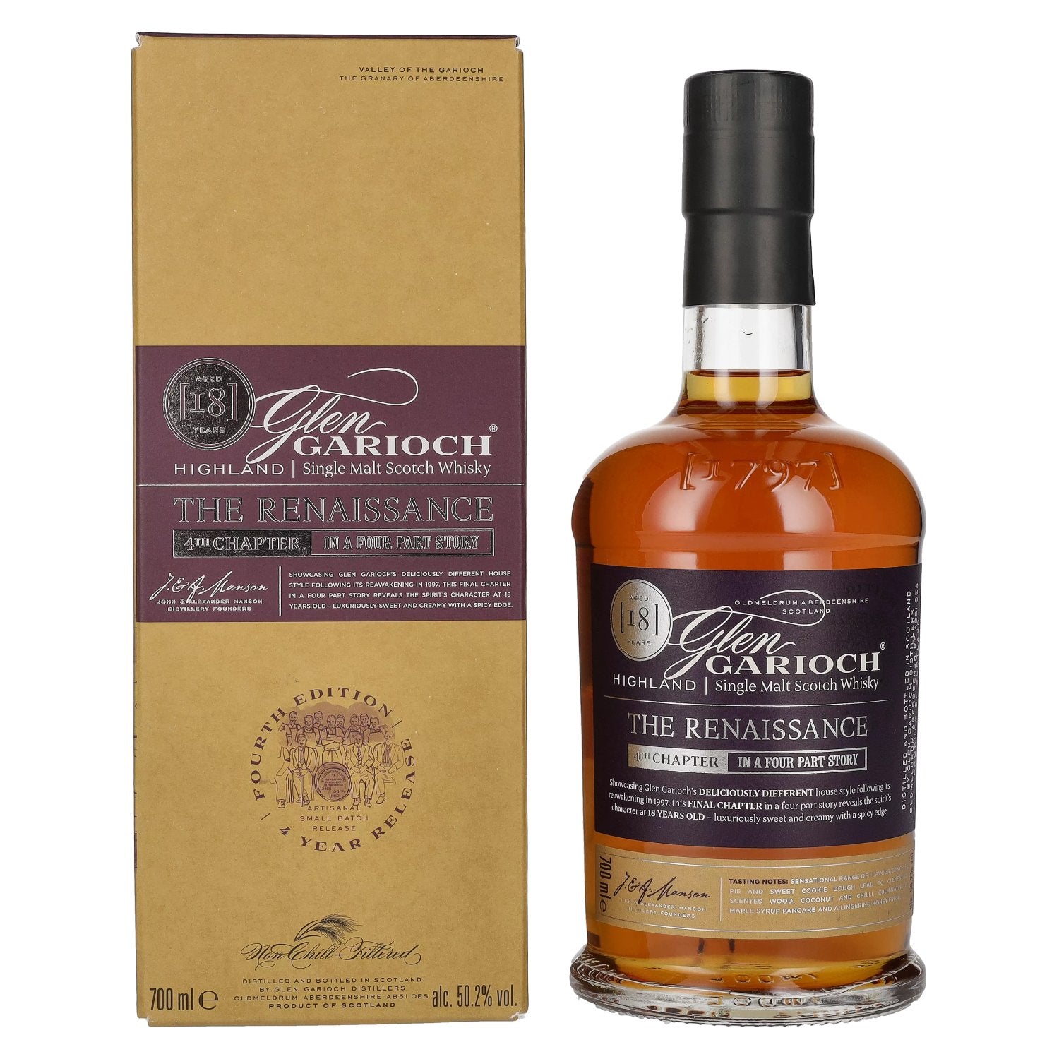 Glen Garioch 18 Years Old THE RENAISSANCE 4th Chapter 50,2% Vol. 0,7l in Giftbox