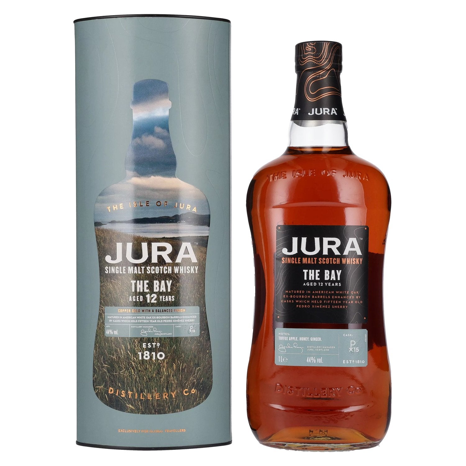 Jura THE BAY 12 Years Old Single Malt Scotch Whisky 44% Vol. 1l in Giftbox