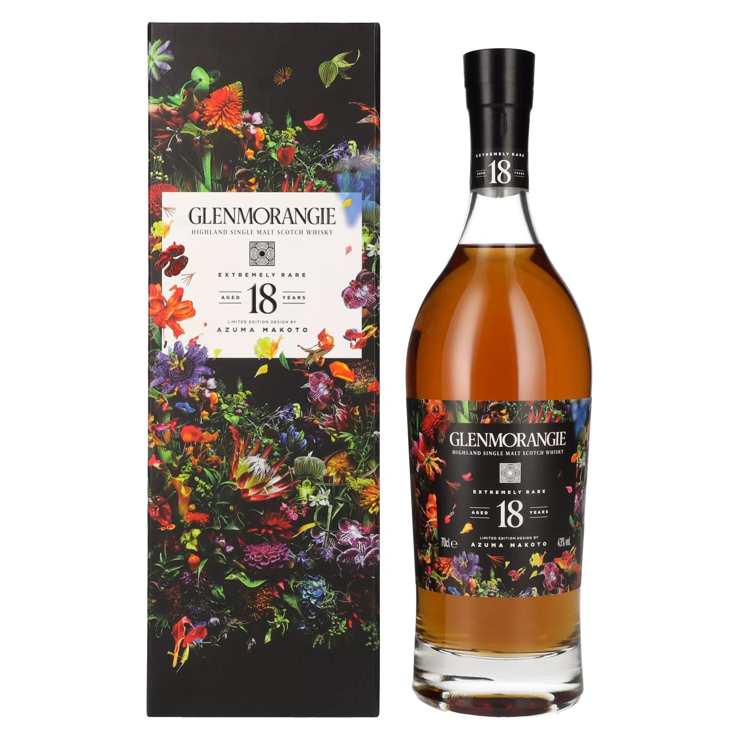 Glenmorangie EXTREMELY RARE 18 Years Old by AZUMA MAKOTO 43% Vol. 0,7l in Giftbox