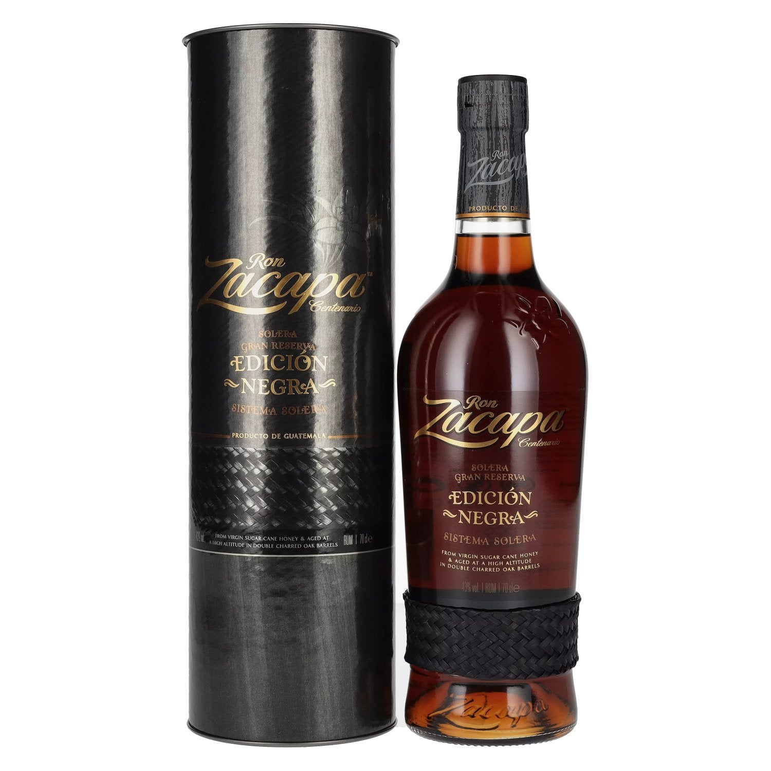 Ron Zacapa Centenario EDICION NEGRA Sistema Solera Gran Reserva 43% Vol. 0,7l in Giftbox