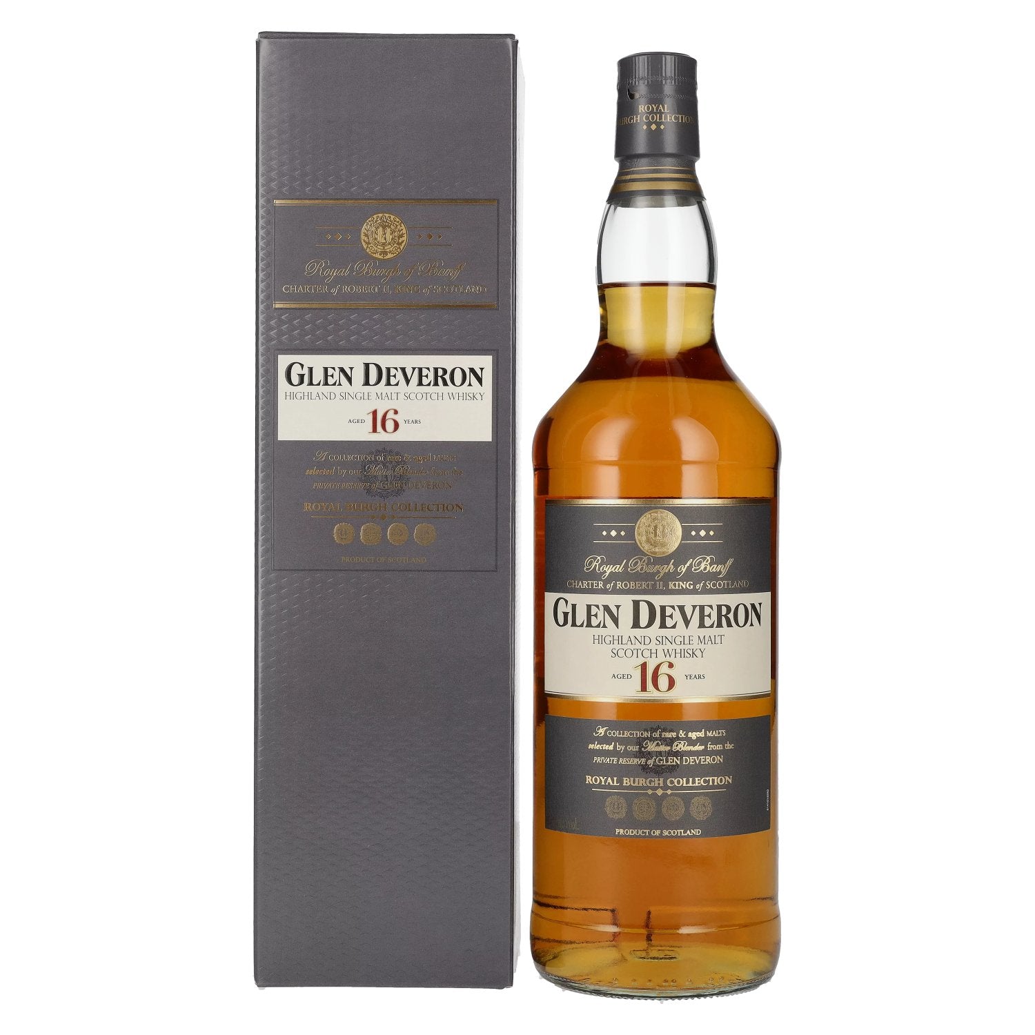 Glen Deveron 16 Years Old Highland Single Malt 40% Vol. 1l in Giftbox