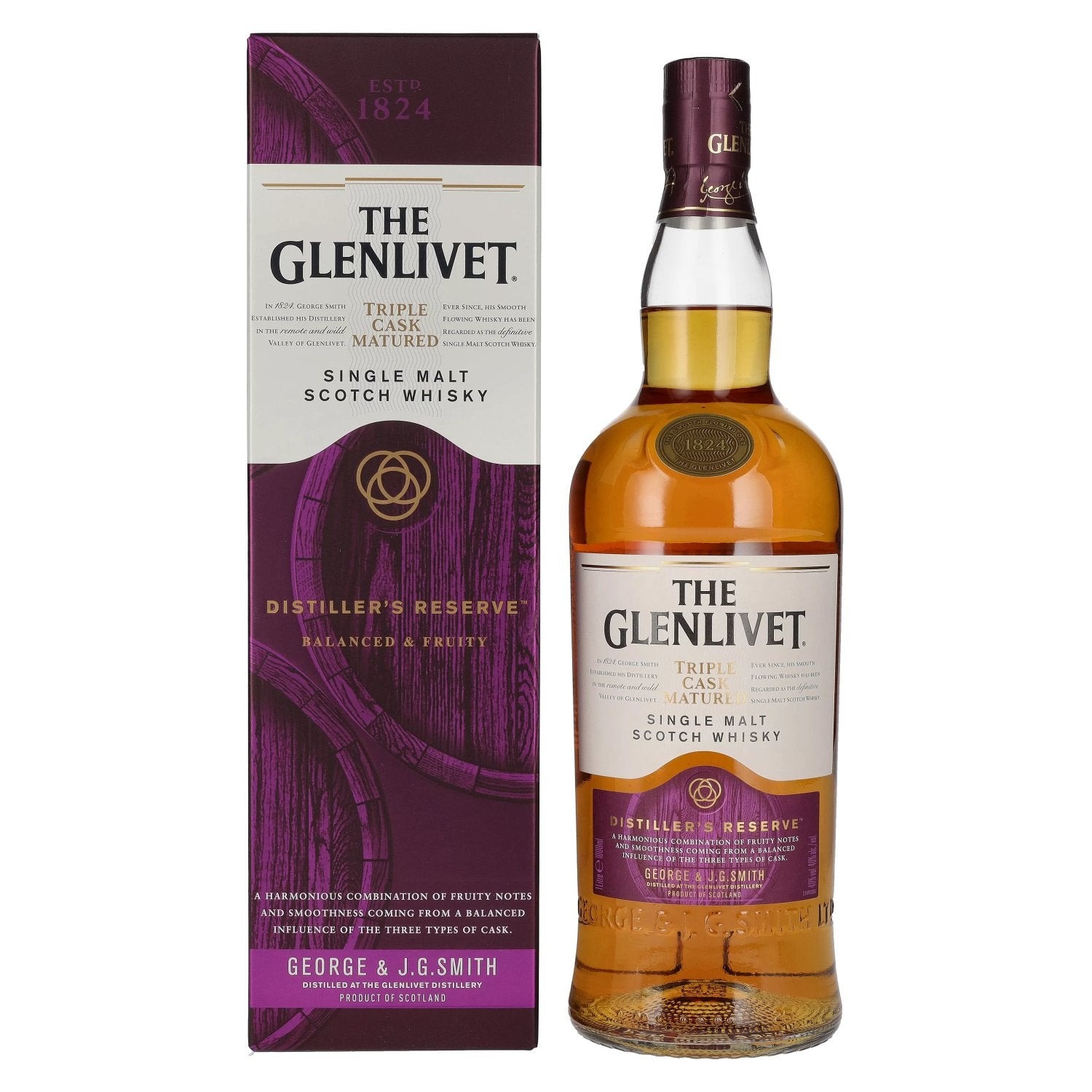 The Glenlivet DISTILLER'S RESERVE Triple Cask Matured 40% Vol. 1l in Giftbox