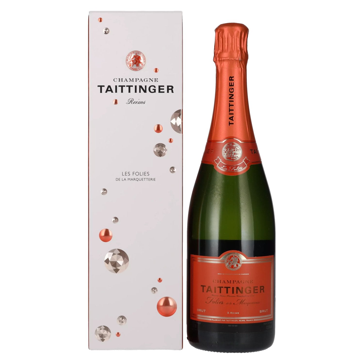 Taittinger Champagne Folies de la Marquetterie Brut 12,5% Vol. 0,75l in Giftbox