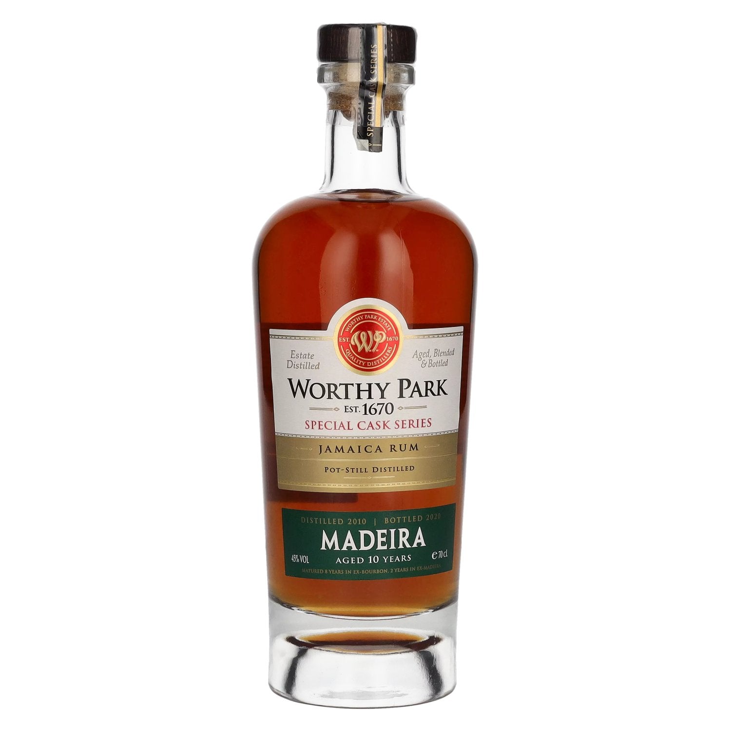 Worthy Park 10 Years Old MADEIRA Jamaica Rum Special Cask Series 2010 45% Vol. 0,7l