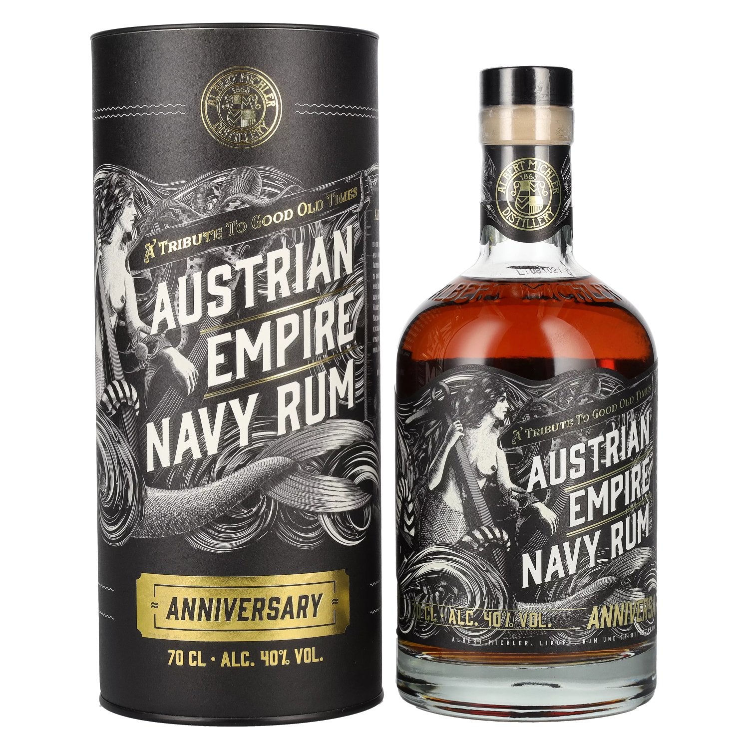 Austrian Empire Navy Rum ANNIVERSARY 40% Vol. 0,7l in Giftbox