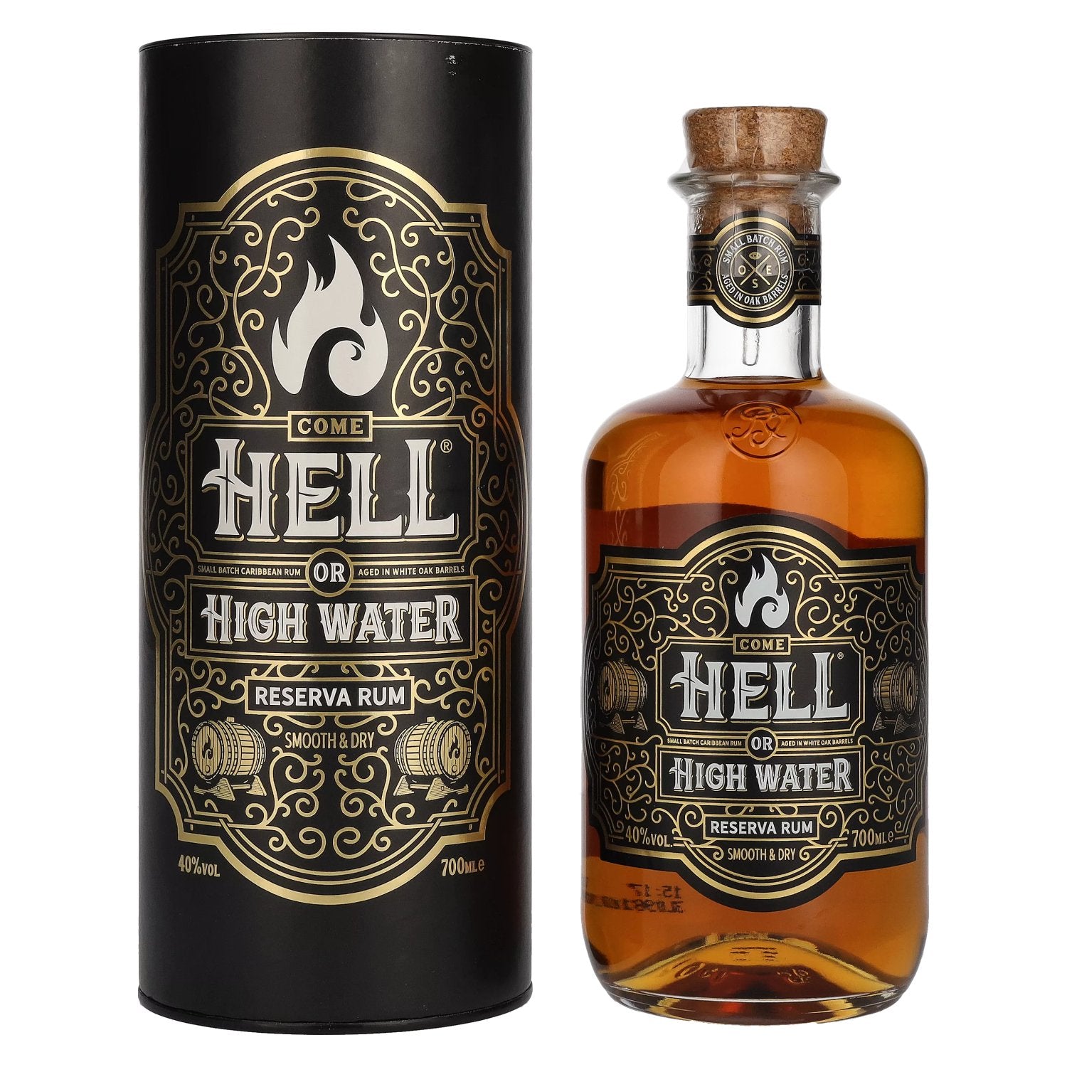 Hell or High Water RESERVA Rum 40% Vol. 0,7l in Giftbox