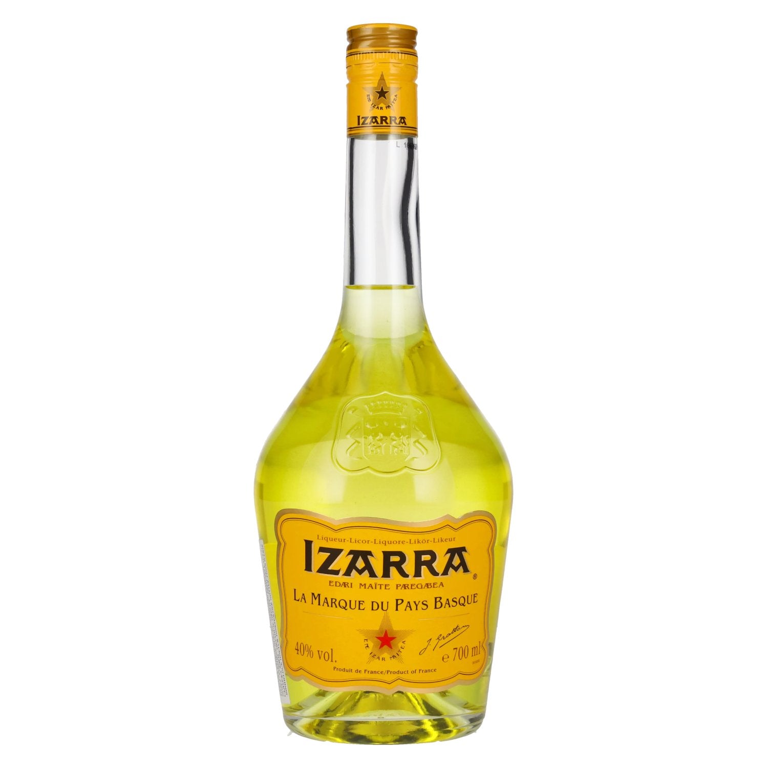 Izarra LA MARQUE DU PAYS BASQUE Jaune Liqueur 40% Vol. 0,7l