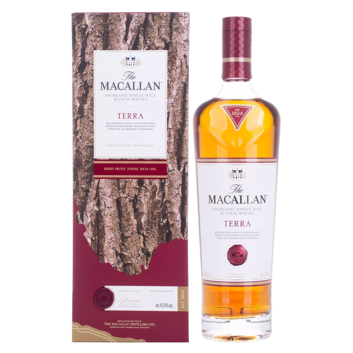 The Macallan TERRA Highland Single Malt 43,8% Vol. 0,7l in Giftbox