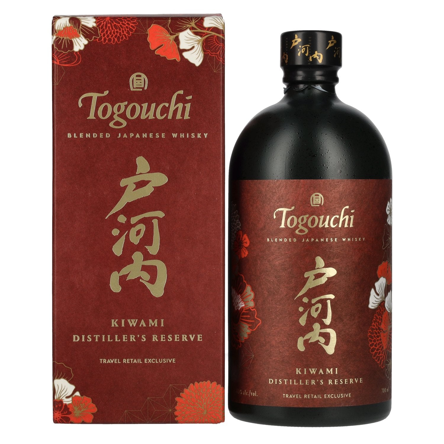 Togouchi KIWAMI Distiller's Reserve Japanese Blended Whisky 40% Vol. 0,7l in Giftbox