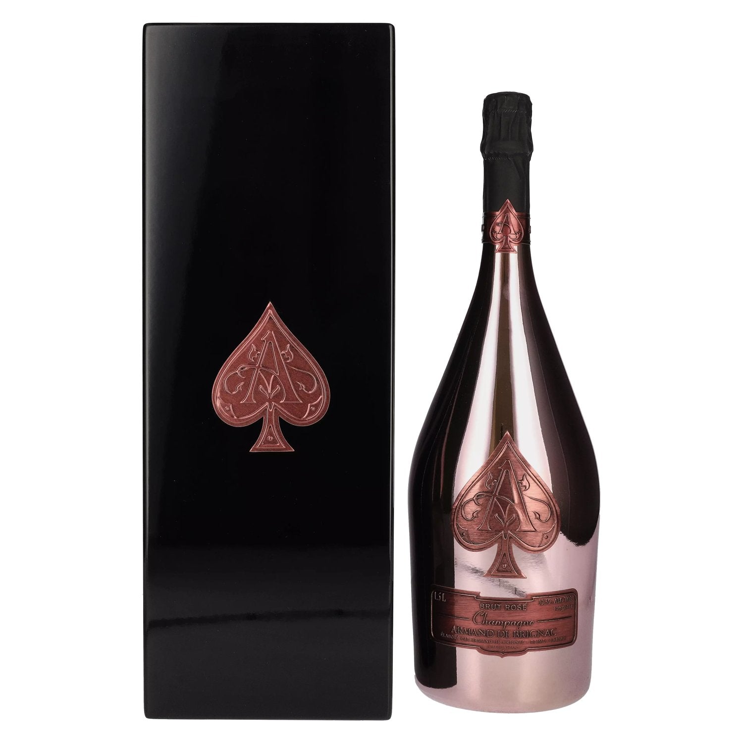 Armand de Brignac Champagne Rose Brut 12,5% Vol. 1,5l in Holzkiste