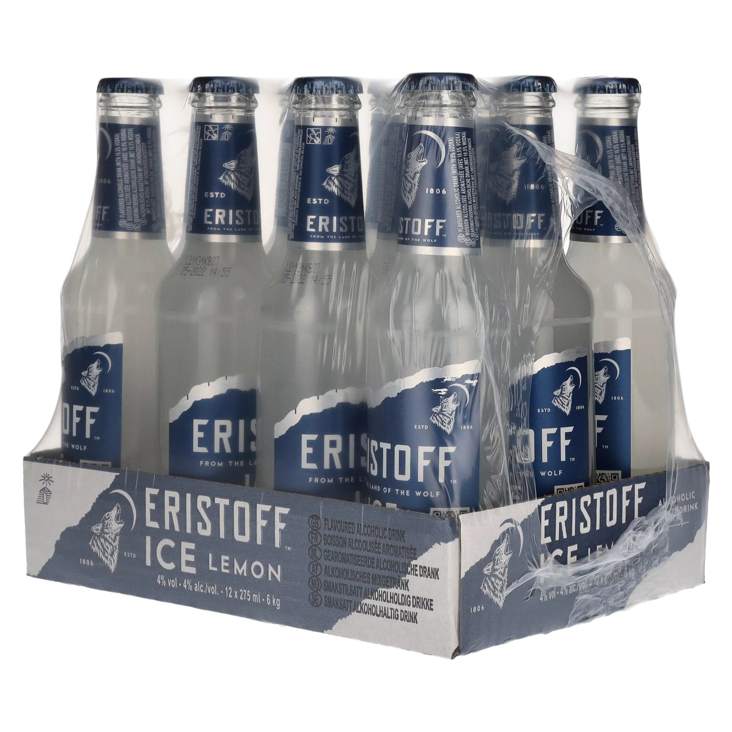 Eristoff ICE Mixed Drink Lemon Flavour 4% Vol. 12x0,275l
