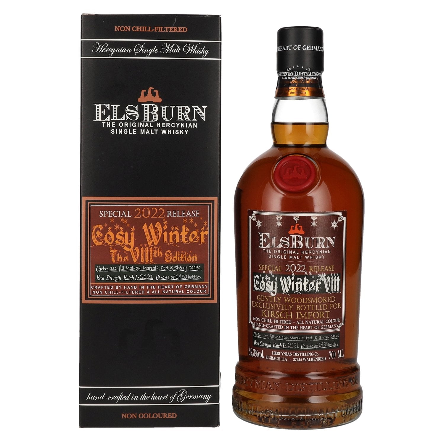 Elsburn COSY WINTER VIII Single Malt Special Release 2022 52,3% Vol. 0,7l in Giftbox