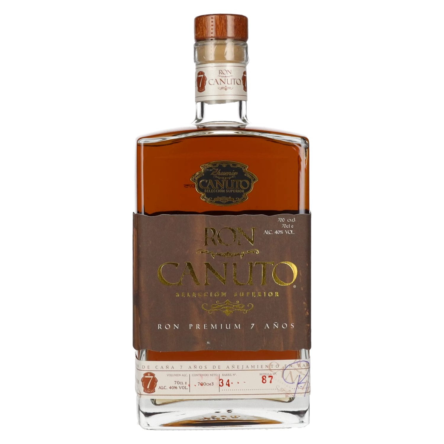 Ron Canuto Seleccion Superior Premium 7 Anos 40% Vol. 0,7l