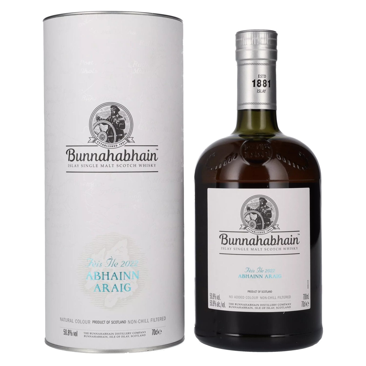 Bunnahabhain Feis Ile ABHAINN ARAIG Islay Single Malt 2022 50,8% Vol. 0,7l in Giftbox