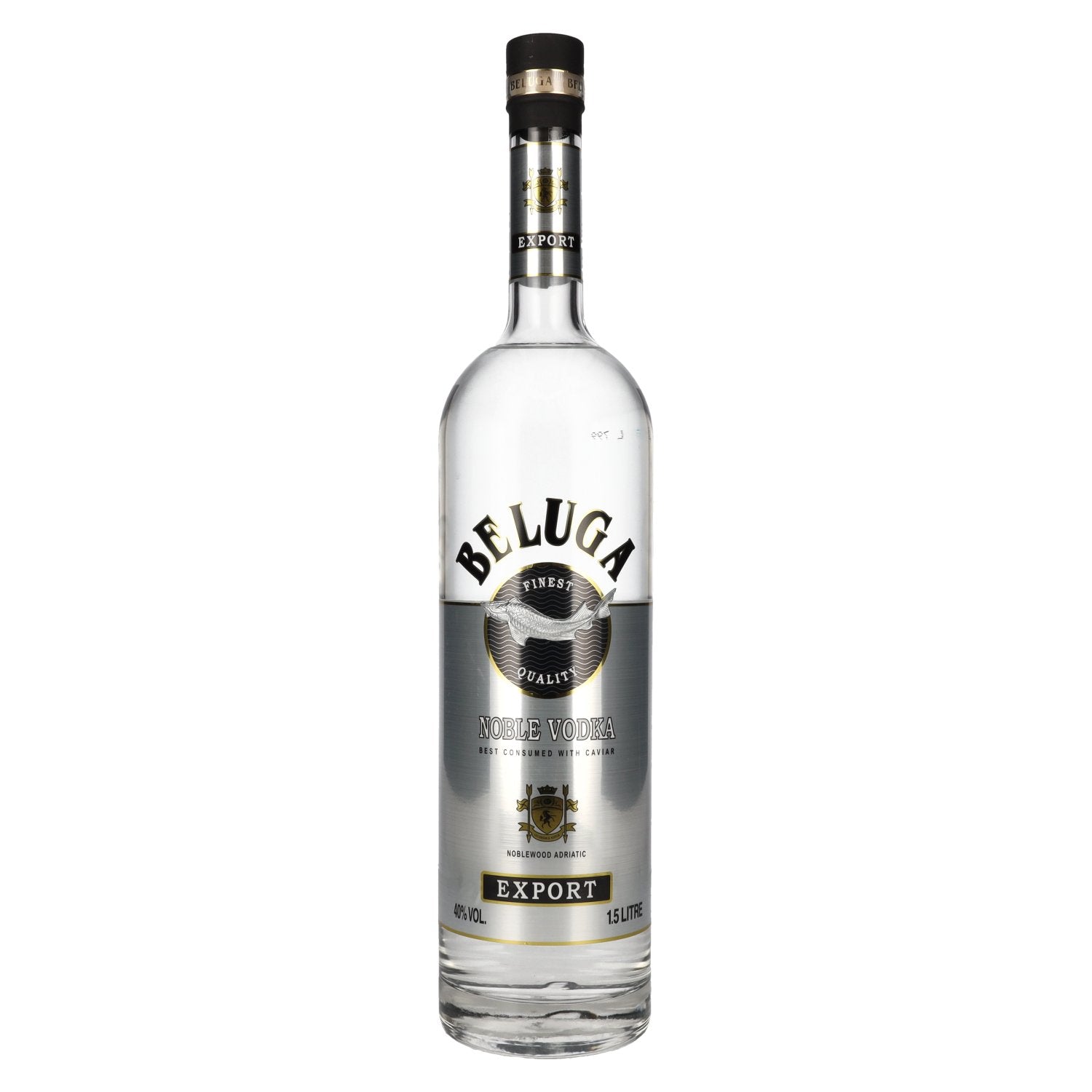 Beluga Noble Vodka EXPORT Montenegro 40% Vol. 1,5l